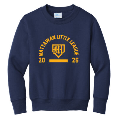 Little League- - Youth Core Fleece Crewneck Sweatshirt Thumbnail