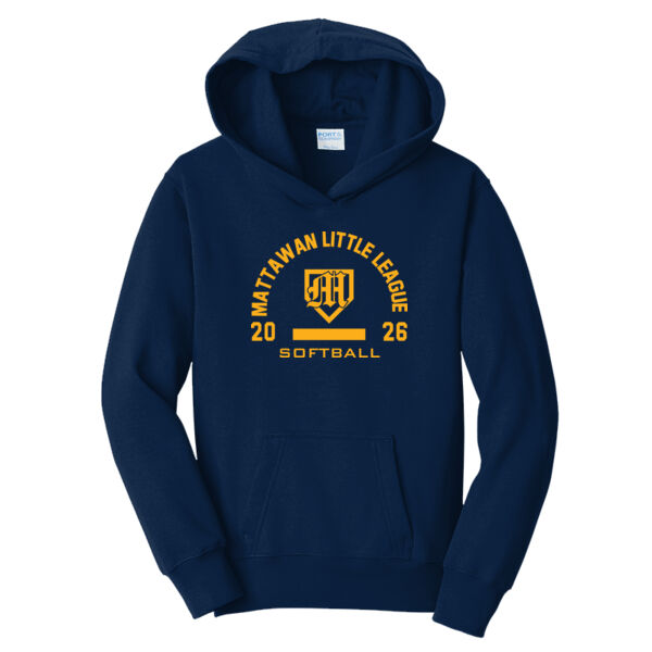 Softball-Youth Fan Favorite Fleece Pullover Hooded Sweatshirt Thumbnail