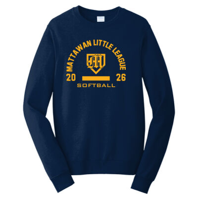 Softball- - Fan Favorite Fleece Crewneck Sweatshirt Thumbnail