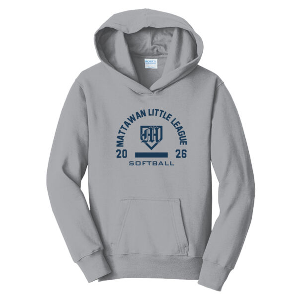 Softball- - Youth Fan Favorite Fleece Pullover Hooded Sweatshirt - Youth Fan Favorite Fleece Pullover Hooded Sweatshirt Thumbnail