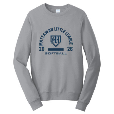 Softball- - Fan Favorite Fleece Crewneck Sweatshirt Thumbnail