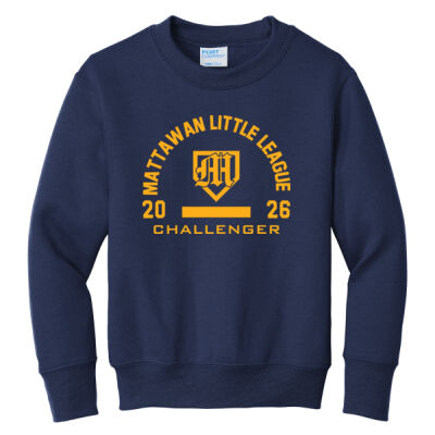 Challenger- - Youth Core Fleece Crewneck Sweatshirt Thumbnail
