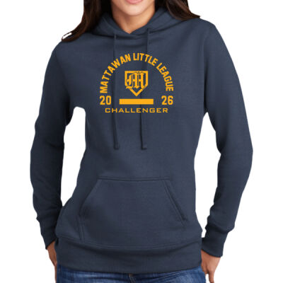 Challenger- - Port & Co™ Women's Core Fleece Pullover Hooded Sweatshirt Thumbnail