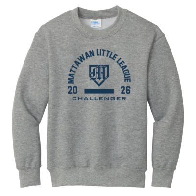 Challenger- - Youth Core Fleece Crewneck Sweatshirt Thumbnail