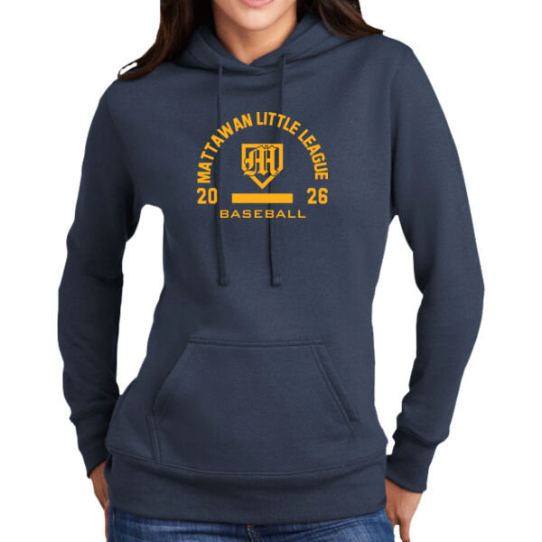 Baseball-Port & Co™ Women's Core Fleece Pullover Hooded Sweatshirt Thumbnail