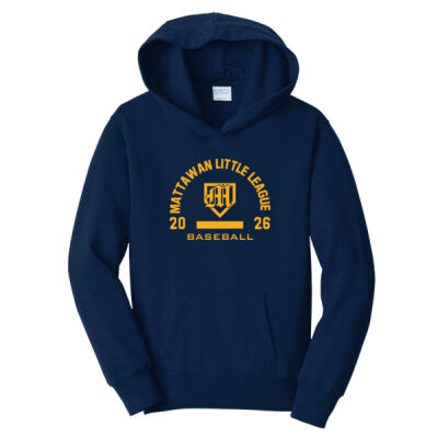 Baseball-Youth Fan Favorite Fleece Pullover Hooded Sweatshirt Thumbnail