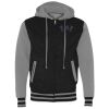 Unisex Heavyweight Varsity Full-Zip Hooded Sweatshirt Thumbnail