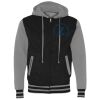 Unisex Heavyweight Varsity Full-Zip Hooded Sweatshirt Thumbnail