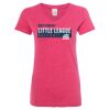 Women’s Glitter V-Neck T-Shirt Thumbnail
