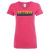 Women’s Glitter V-Neck T-Shirt Thumbnail